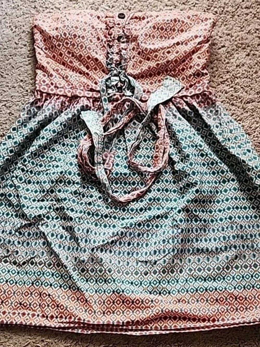 Charlotte Russe Sleeveless Dress Woman Small Boho